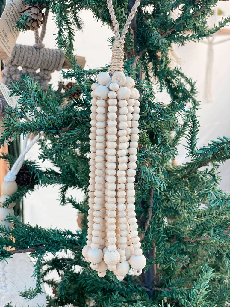 Beaded Tassel Holiday Ornament