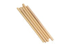 stock photo of set of five re-usable sustainable bamboo straws